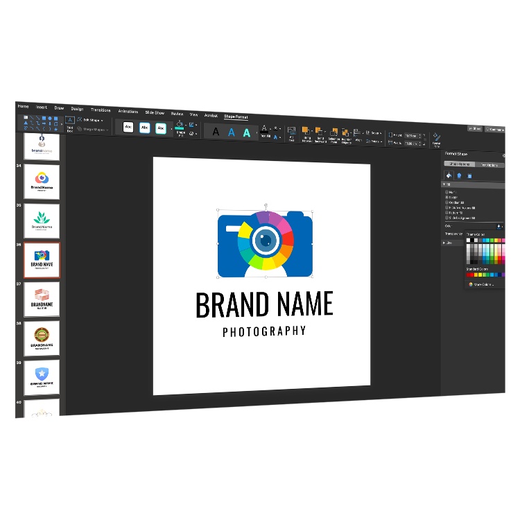 EASY LOGO STUDIO - POWER POINT TEMPLATE