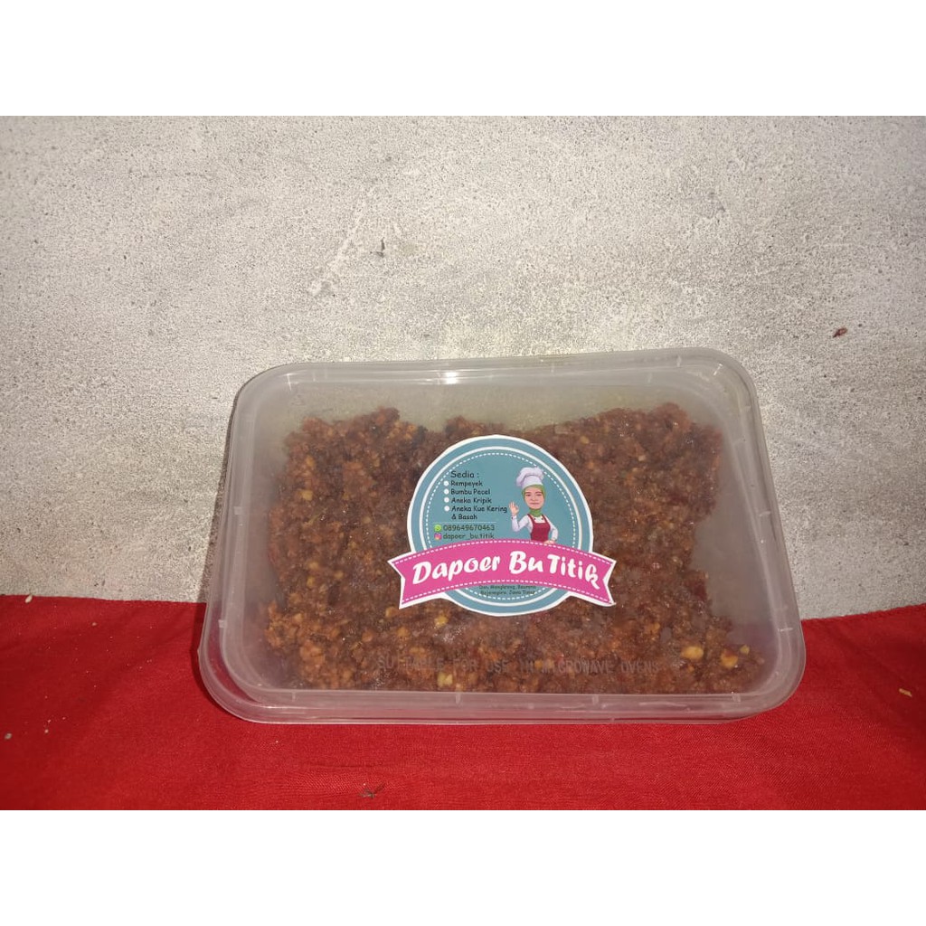 

Sambel pecel/bumbu pecel ukuran 250 & 500 gram