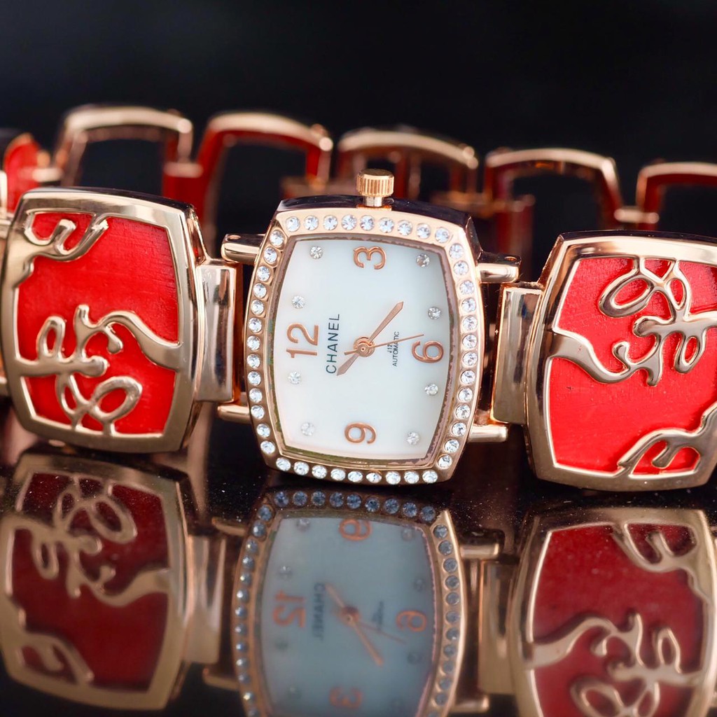 Jam Tangan Wanita Chanel Tali Rantai