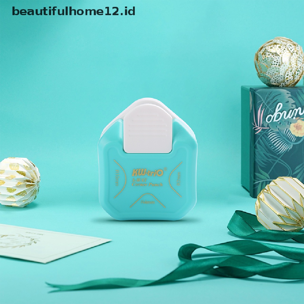 【beautifulhome12.id】 3-in-1 Mini corner trimmer Corner Rounder Punch Round Corner Trimmer Cutter .