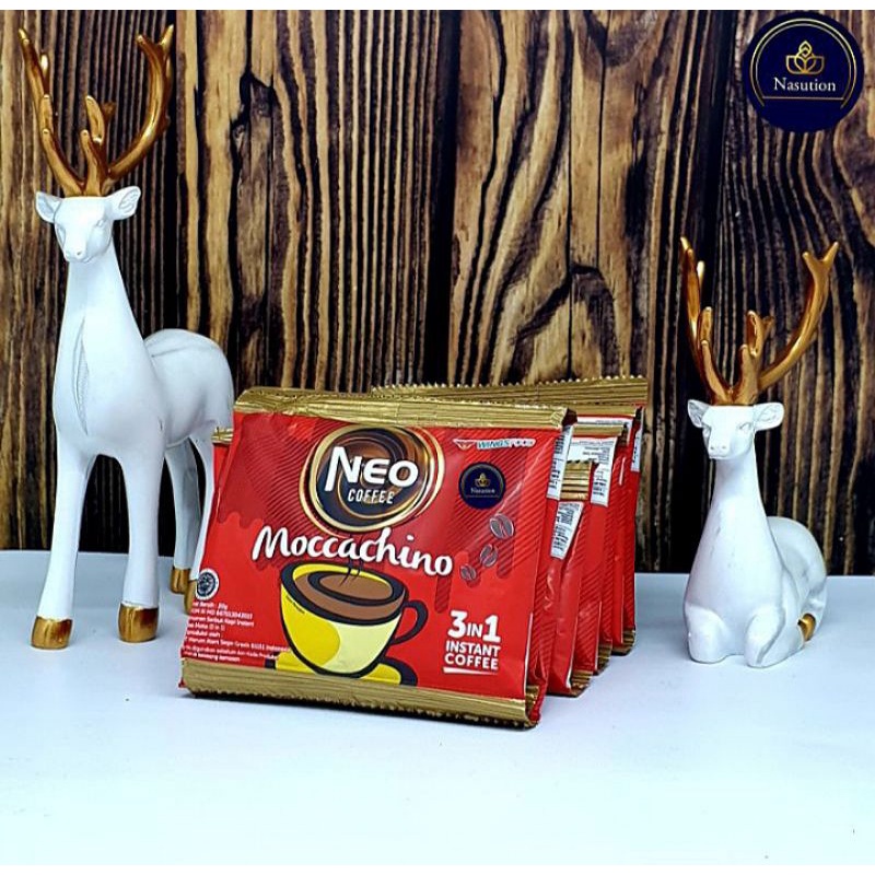 

Kopi Neo Coffee Moccachino 3 in 1 Kemasan Sachet 20 gr