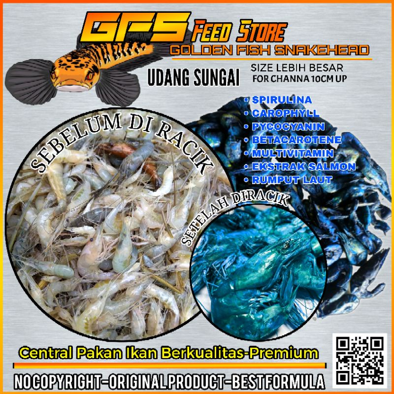 Udang Setan Xtra Blue Killer By GFS Original