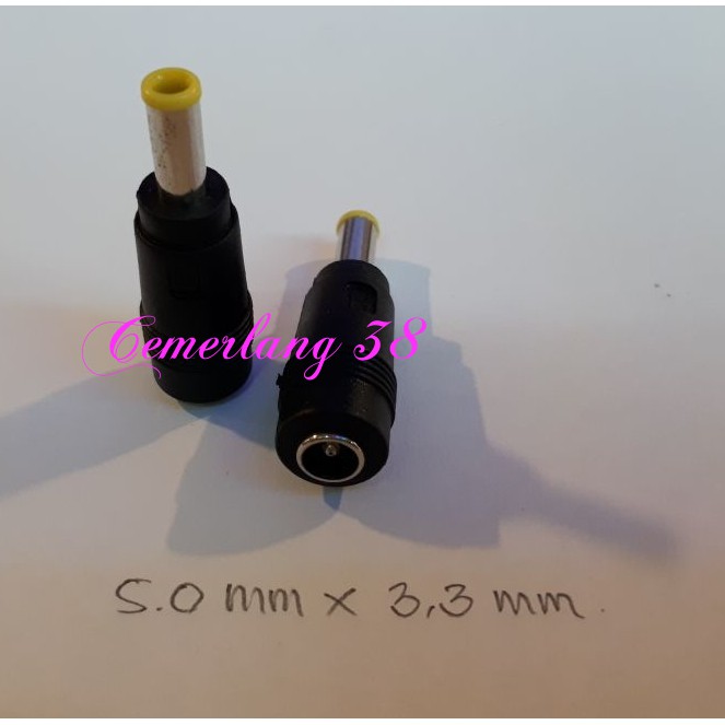 5.5mm*3.3mm Sambungan Jack DC/Female to Male Over Connector Jack DC