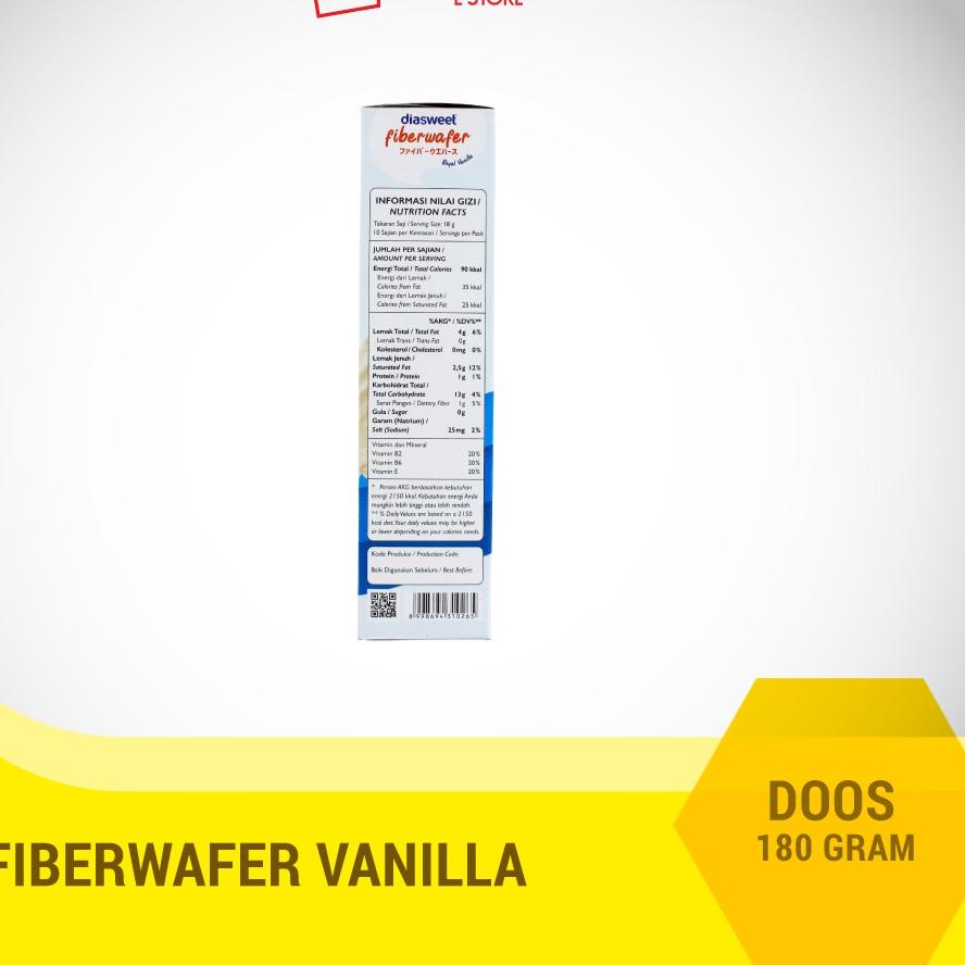 

Diasweet Fiberwafer Vanilla 180G !!!