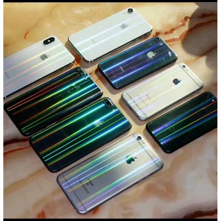 VIVO Y01 Y15S Y11 Y12 Y12i Y15 Y17 Y19 ANTI GORES BELAKANG SKIN AURORA ANTI JAMUR GARSKIN PELANGI TRANSPARAN PELINDUNG BELAKANG