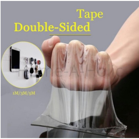 Magic Tape 1M Double Tape Selotip Isolasi Dua Sisi
