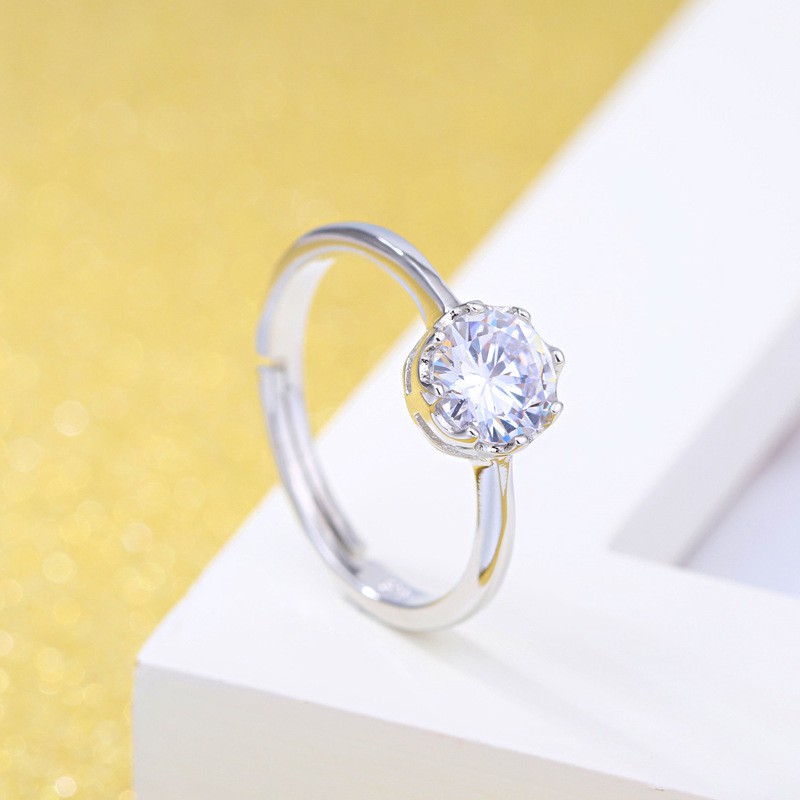 Cincin Sterling Silver 925 Hias Berlian 15 Gaya Untuk Wanita