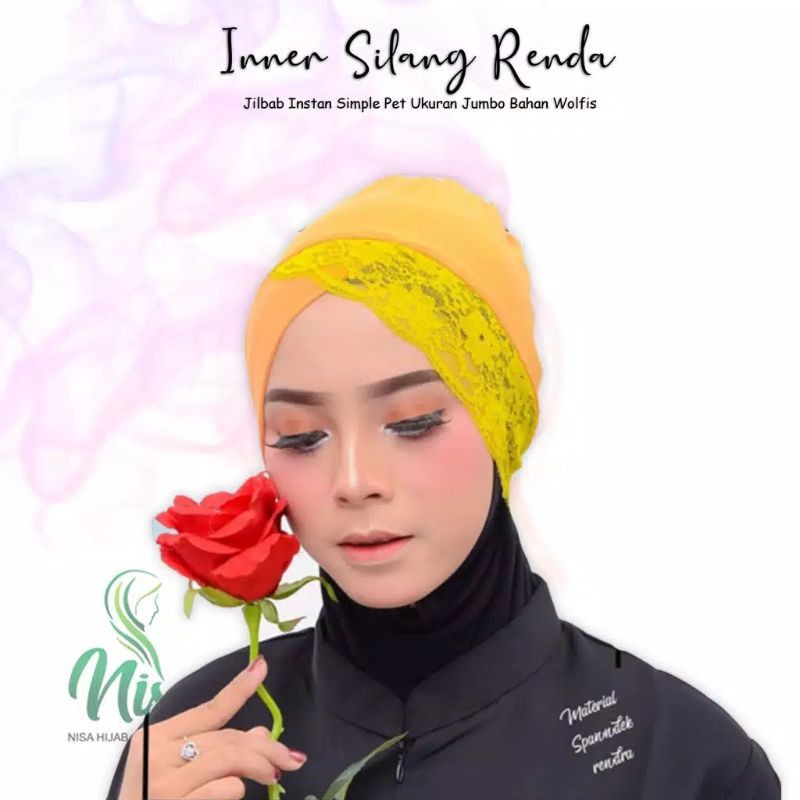 (READY STOK) NEW CIPUT SILANG RENDA/CIPUT SILANG/CIPUT TERMURAH/DALEMAN HIJAB