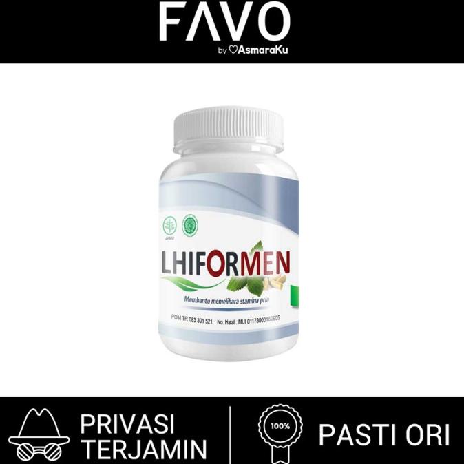 READY STOCK Obat Stamina Pria Dewasa LHIForMen - 50 Kapsul Asli