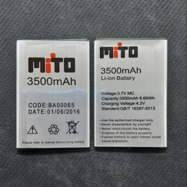 Batre Baterai Mito A390 BA-00065 BA00065