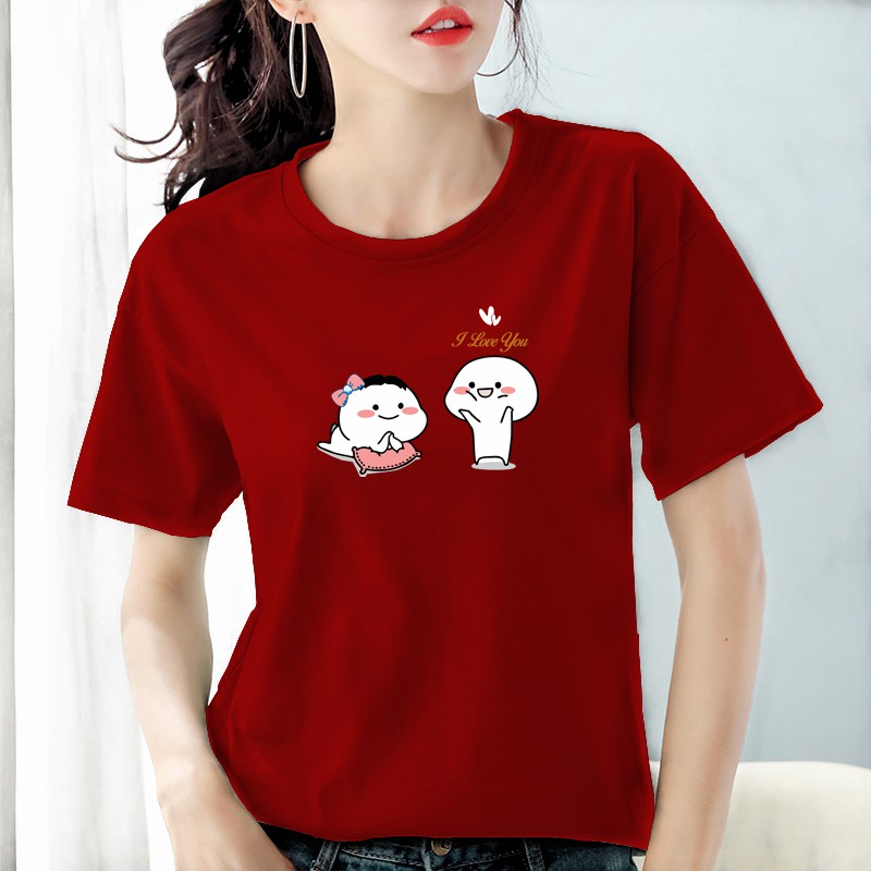 Bee Kaos Wanita Cotton Combed Lengan Pendek Bee133