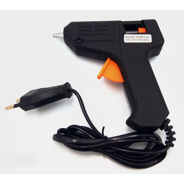 Glue gun 20 watt FREE REFILL / Lem tembak besar 20 Watt KOSS