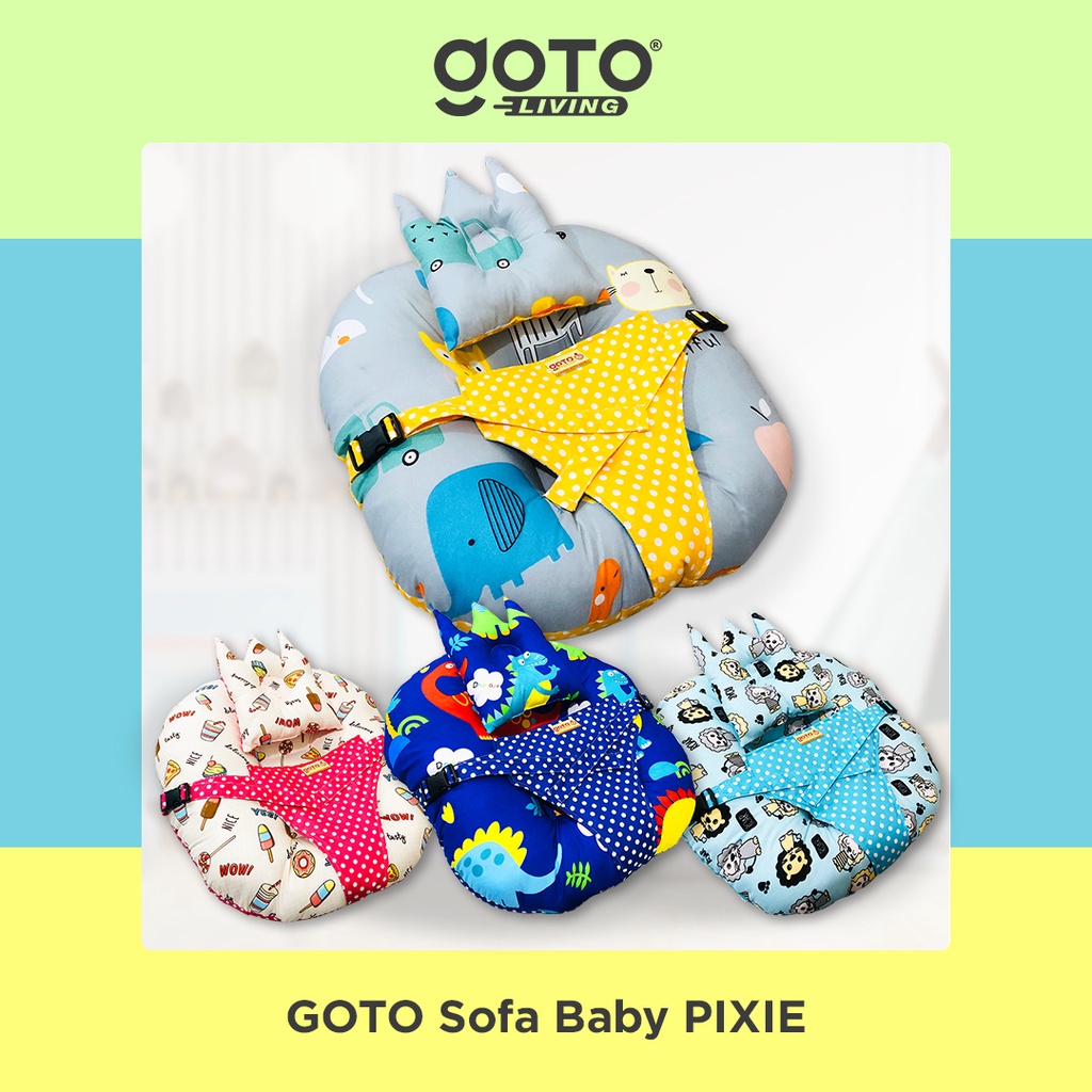 Goto Pixie Sofa Kasur Bantal Peyang Bayi Tempat Tidur Baby Multifungsi