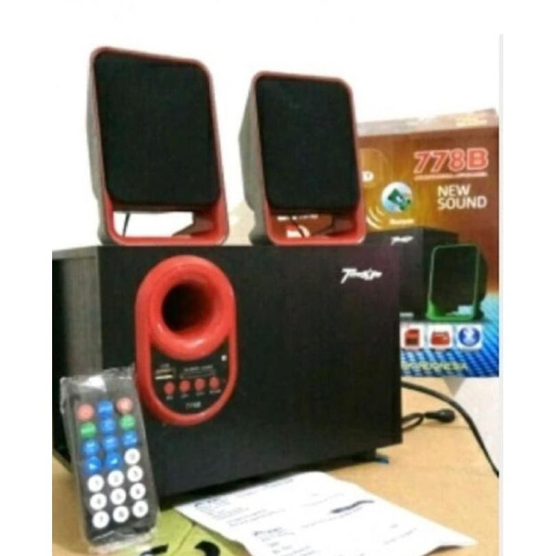 ( Terbaru ) Speaker Bluetooth Aktif GMC TECKYO 778B Extra Super sound 