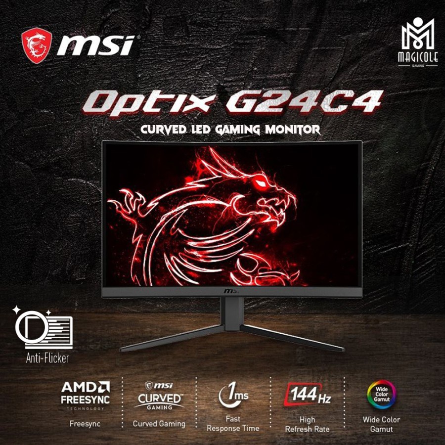 MSi Optix G24C4 - Gaming Monitor