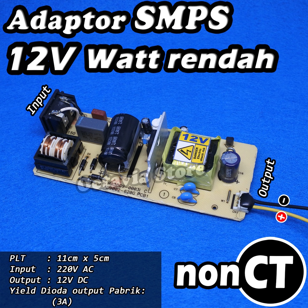 SMPS 12V Watt Rendah