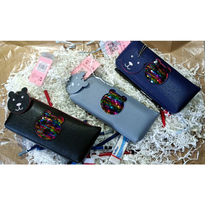 

KOTAK PENSIL KAIN XIAOLINGJING BEAR + GANTUNGAN