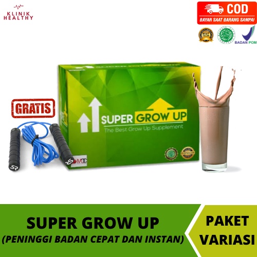 

SUPER GROW UP PENINGGI BADAN KALSIUM ZINC SUSU PENINGGI BEST SELLER