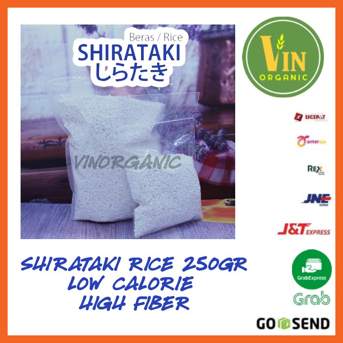 

Beras Shirataki Konyaku Rice / Rendah Kalori / 250 gram