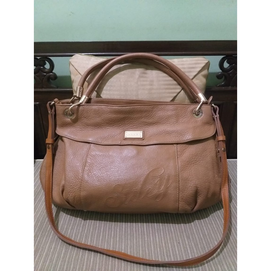 Tas Wanita Branded Second Sisley Tas Bahu Tas Selempang Sling Bag