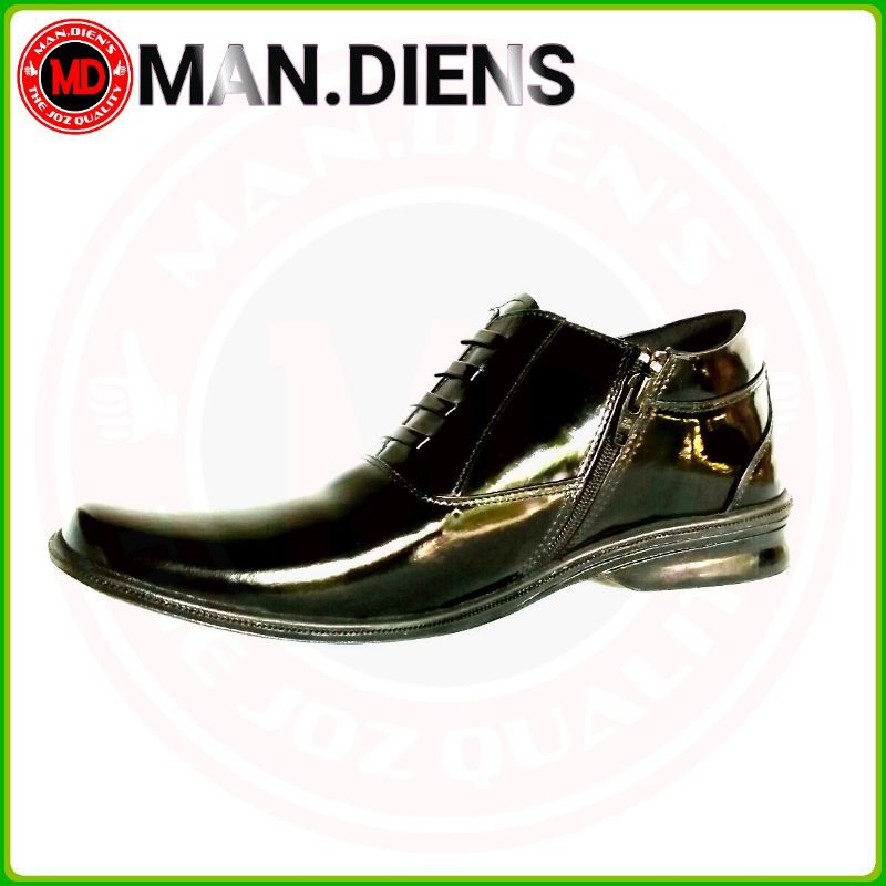 MANDIENS 02.LUX/03.LUX - Sepatu Formal Pria Sepatu Kulit PDH TNI POLRI Sepatu Kerja Dinas Security