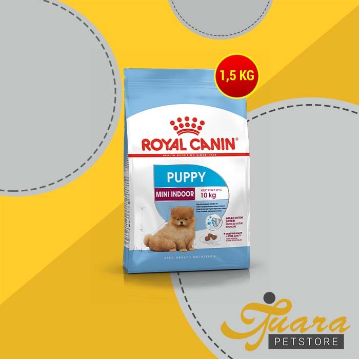 Royal Canin Mini Indoor Puppy Dry Makanan Anak Anjing 1.5 kg