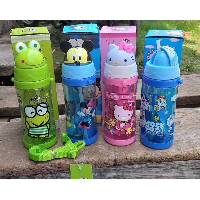 botol anak sedotan karakter