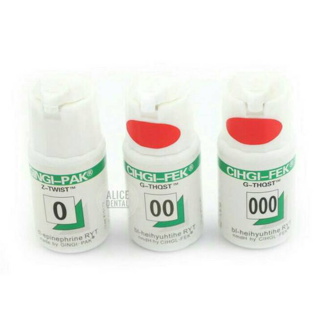 Benang retraksi gusi 0 00 000 dental gingiva gingival gigi retraction cord