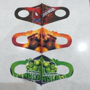 Masker Motor/Masker Kain SCUBA Super Hero Anak Anti Debu Bakteri Virus TOP***