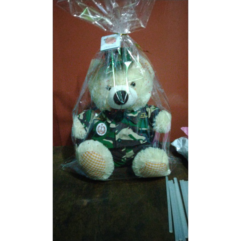 BONEKA PROFESI TNI | BERUANG BESAR | BONEKA TNI | HADIAH WISUDA | TNI AD | TNI AL | TNI AU | SIZE L