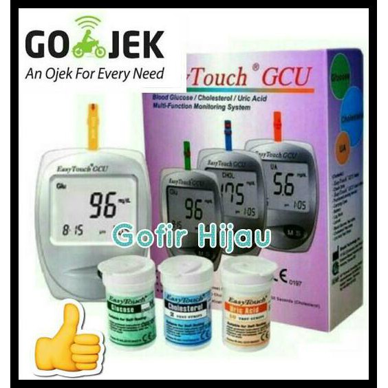 PROMO Alat Easy Touch GCU alat ukur gula darah kolesterol asam urat
