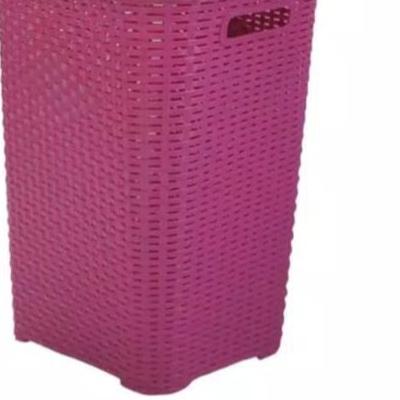 Cub Keranjang Laundry Basket Pakaian / Keranjang Baju Kotor + Tutup CRB 800 Motif Rotan