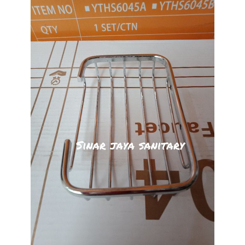 Tempat sabun stainless sus 304 / rak sabun batang