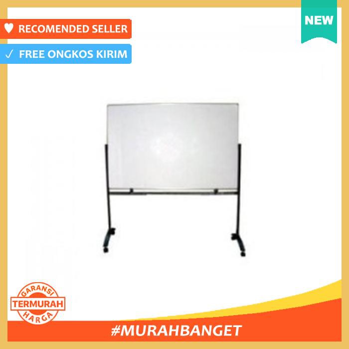 

Papan Tulis / White Board Kaki 80 X 120 Cm - Alat Tulis - Papan Tulis & Tempel