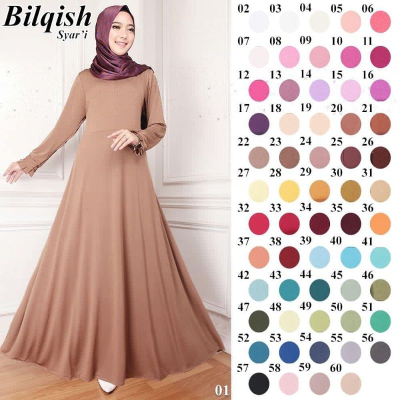 Gamis polos KJ