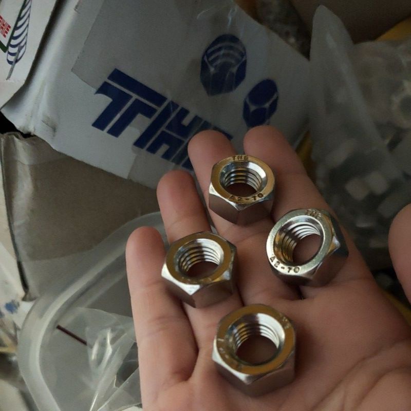 mur stainless M12 kunci 19 mm Anti Karat/ mur m12 stainless steel / mur Stainles M12 / mur M12 stain