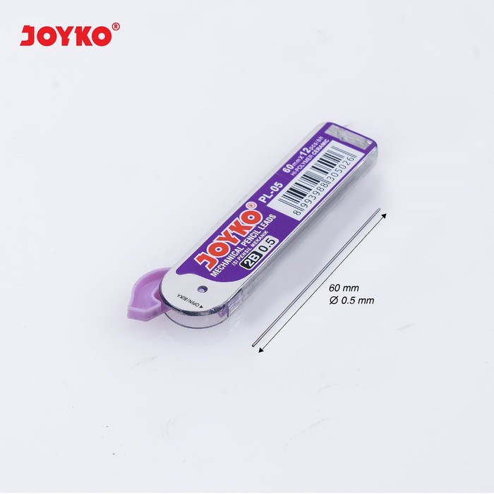 Isi pensil / Joyko / Pensil / 2B / PL-05 / Isi Pensil Mekanik / 12 pcs