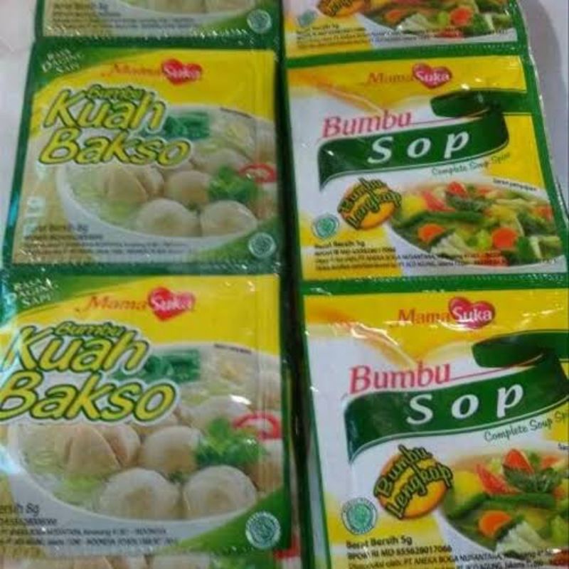 Jual Mamasuka Bumbu Sop Kuah Bakso Renceng Isi 12 Pcs Shopee