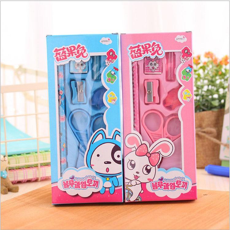 

pensil pensil set 6in1 karakter lucu/pensil set