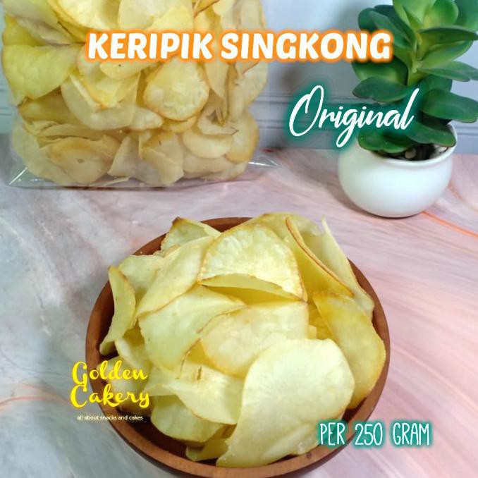 

Keripik/Kripik Singkong Original Gurih Asin (250 Gr) Terlaris/Ekonomis