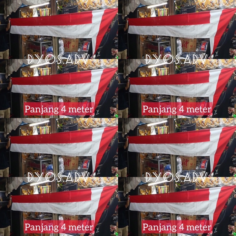 umbul umbul merah putih 4 meter