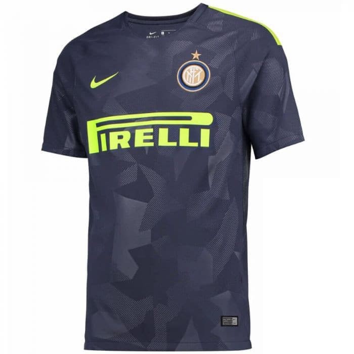 terbatas Jersey Bola Sepak Bola Inter Milan Third Baju 17 / 18 laris