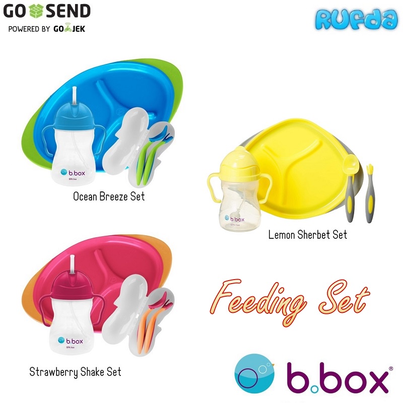 B.Box Feeding Set Seperangkat Alat Makan Anak Bayi Lengkap