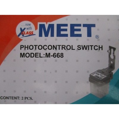 Photocontrol Switch Fitting Fiting Sensor Otomatis 6 Ampere MEET***