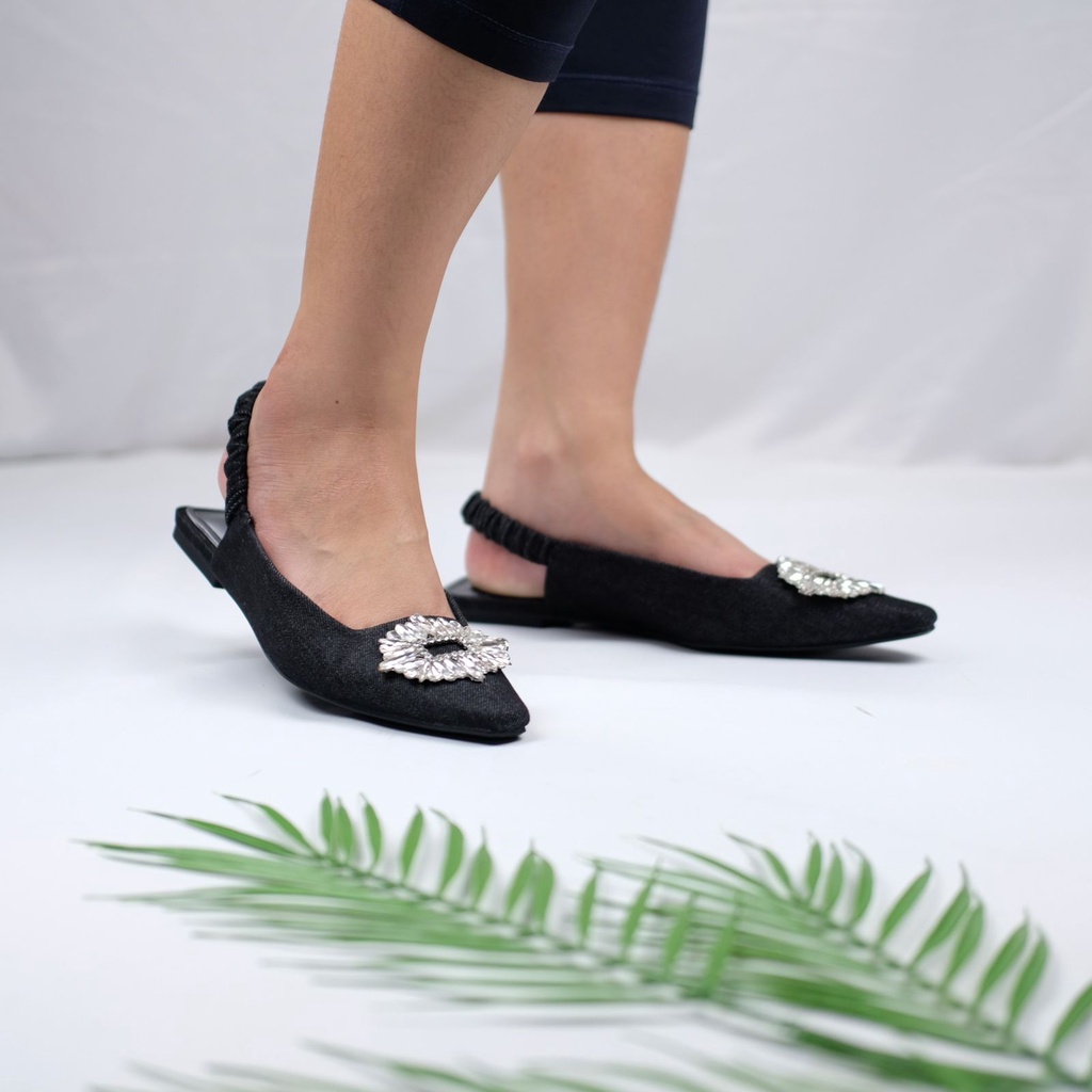 [7.7 Boombastis Sale⚡] - SEPATU WANITA ZS408 FLATSHOES PREMIUM IMPORT