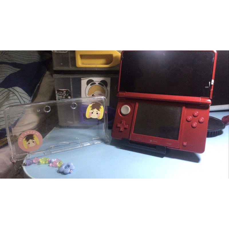 Nintendo 3DS Bekas murah warna merah free casing