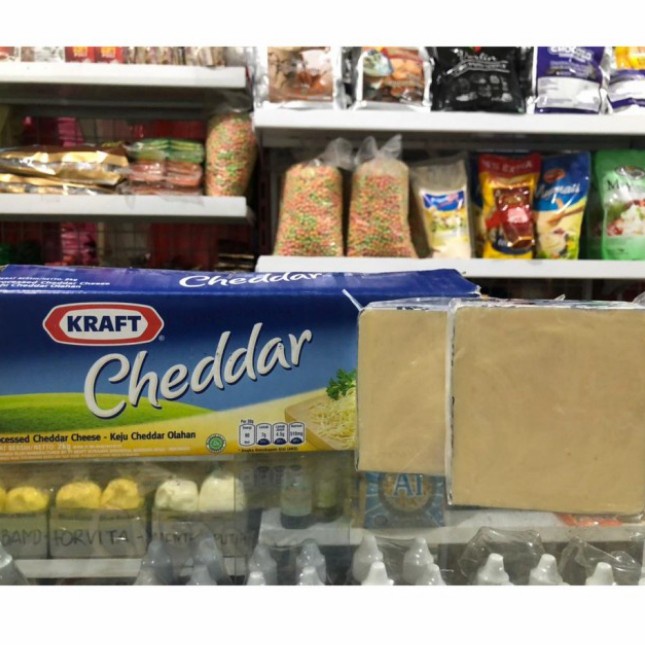 

Keju Kraft Cheddar repack 500 gram
