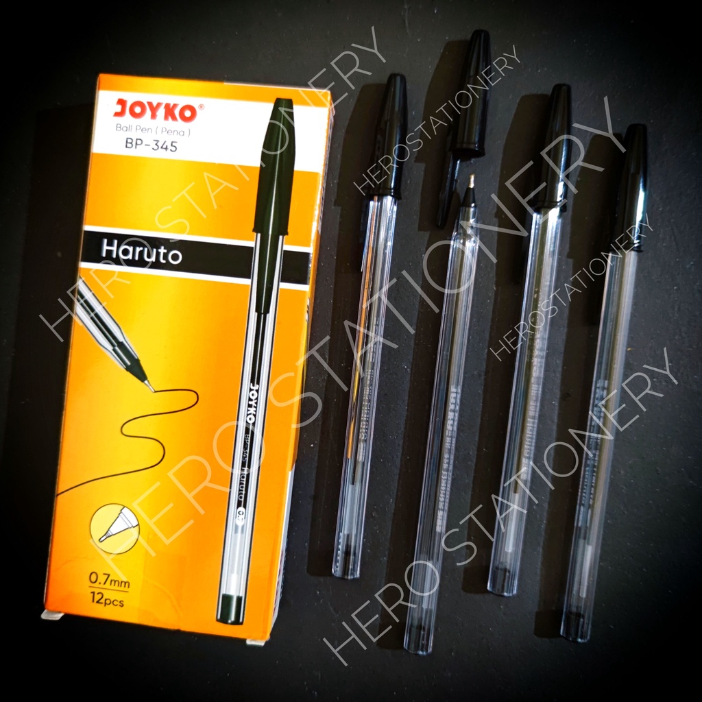 

Pen bolpen joyko haruto 0.7 mm BP-345 . 12 unit