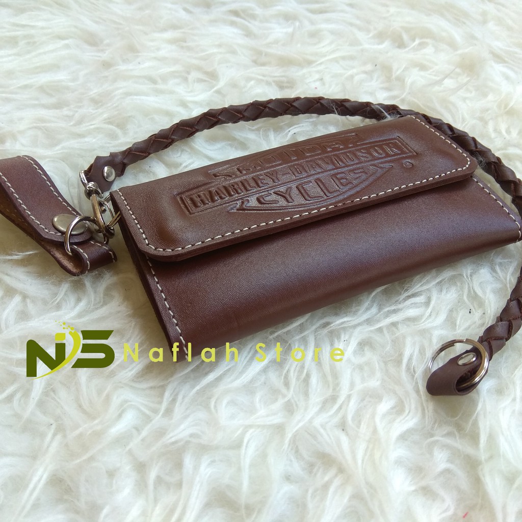 Dompet laki laki ori kulit Garut Sukaregang