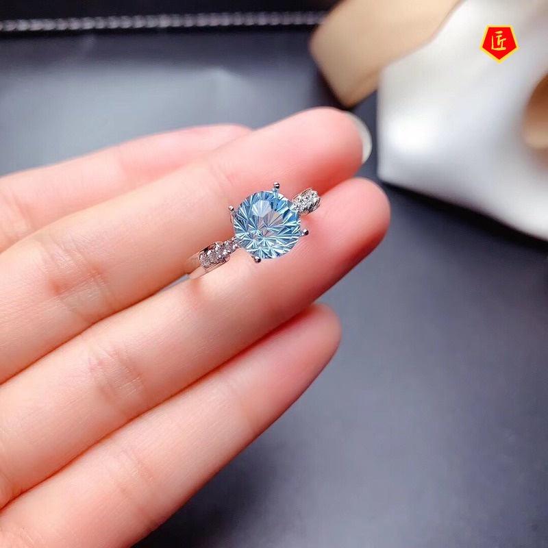 [Ready Stock]Classic Moissanite Ring Pt950 Simple Fashion